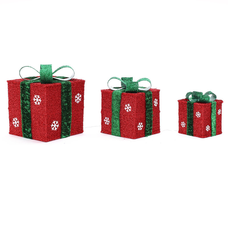 The Twillery Co.® Gift Boxes Lighted Display & Reviews Wayfair